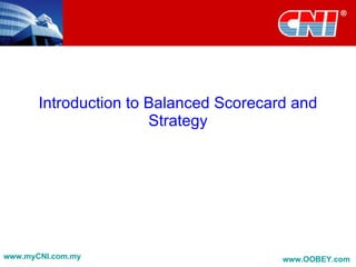 Balanced Scorecard for Strategic Planning and Measurement | PPT