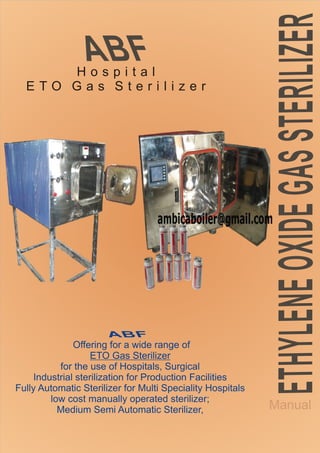 Abf eto sterilizer for hospital