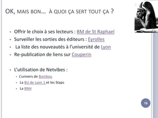 En utilisant des outils, concepts et techniques aux noms étranges venus d’ailleurs6Podcasts