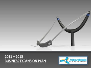 2011 – 2013BUSINESS EXPANSION PLAN 