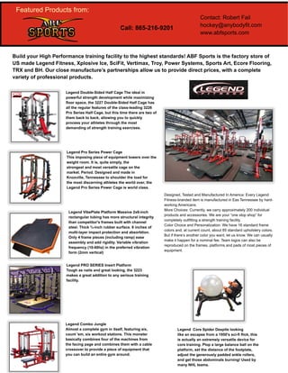 Abf Sports Featured Products 2012