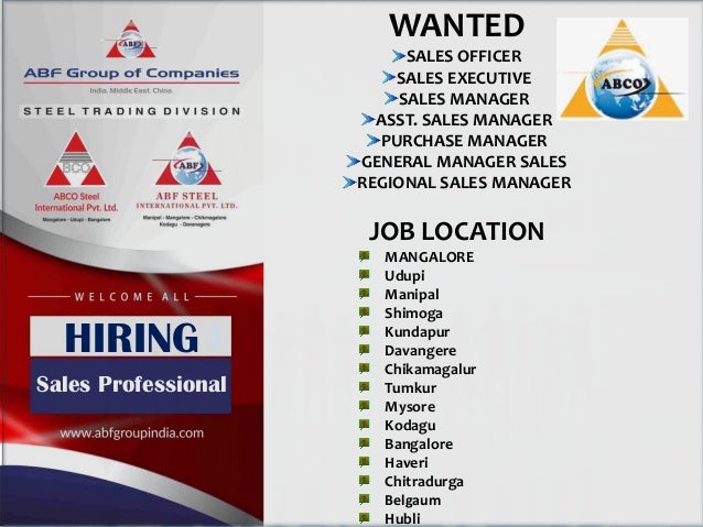 Job Opportunity Abf Group Wilson 9845684754