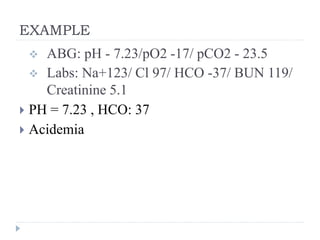 Blood Gas Analysis and its Clinical Interpretation | PPT