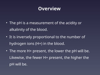 Arterial Blood Gases Analysis presentation | PPT