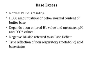 Pco2 Base Excess ABG..................................pptx