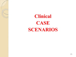 Clinical
CASE
SCENARIOS
25
 