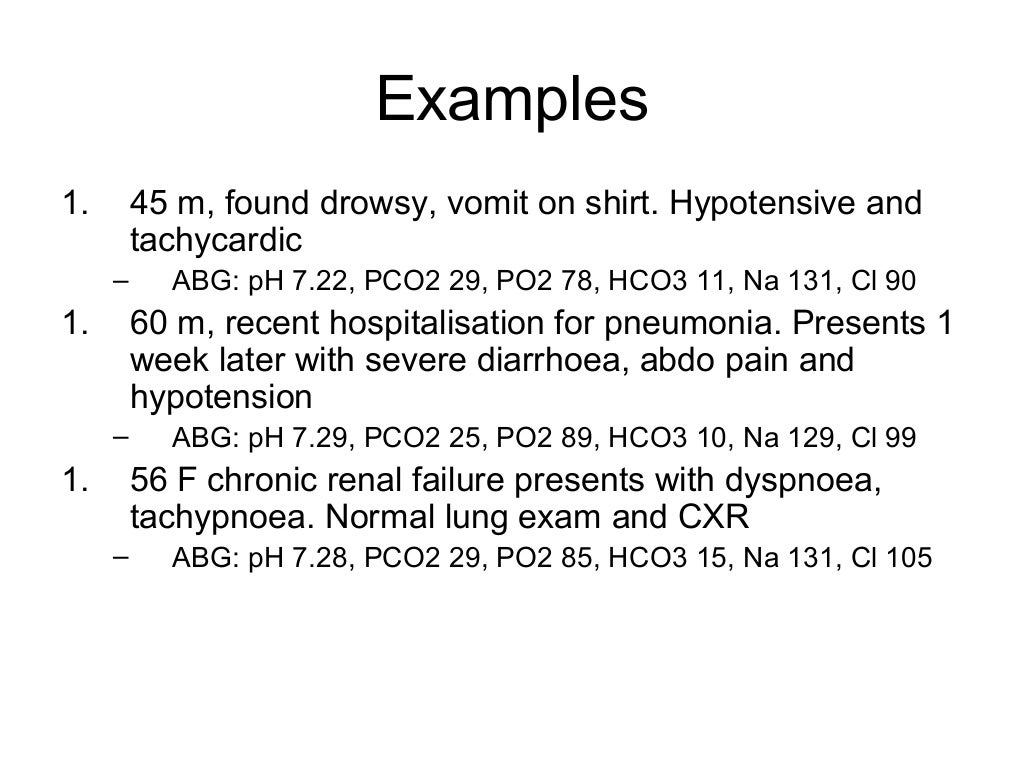 Blood Gas Analysis