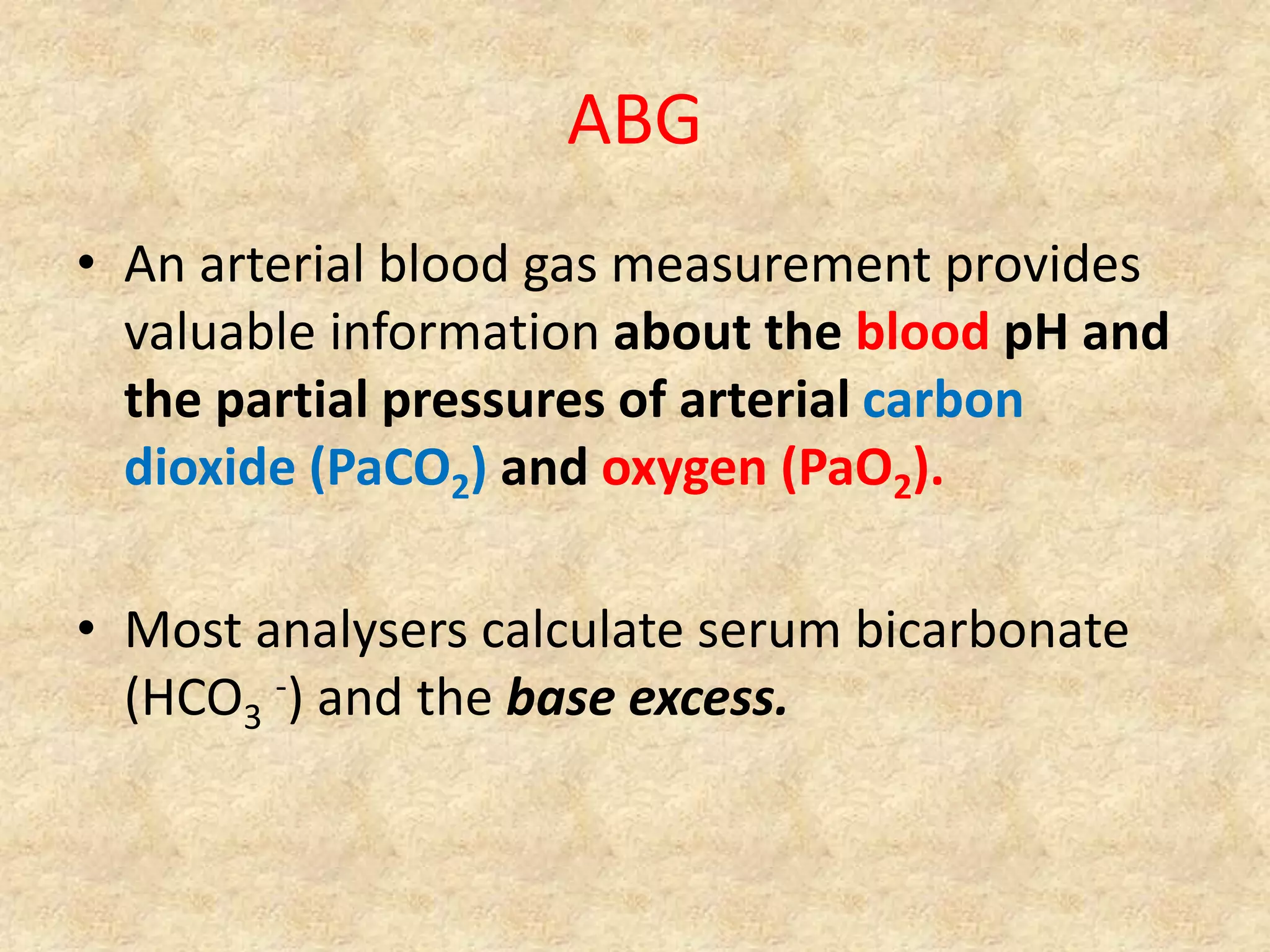 ABG Analysis & Interpretation | PPTX