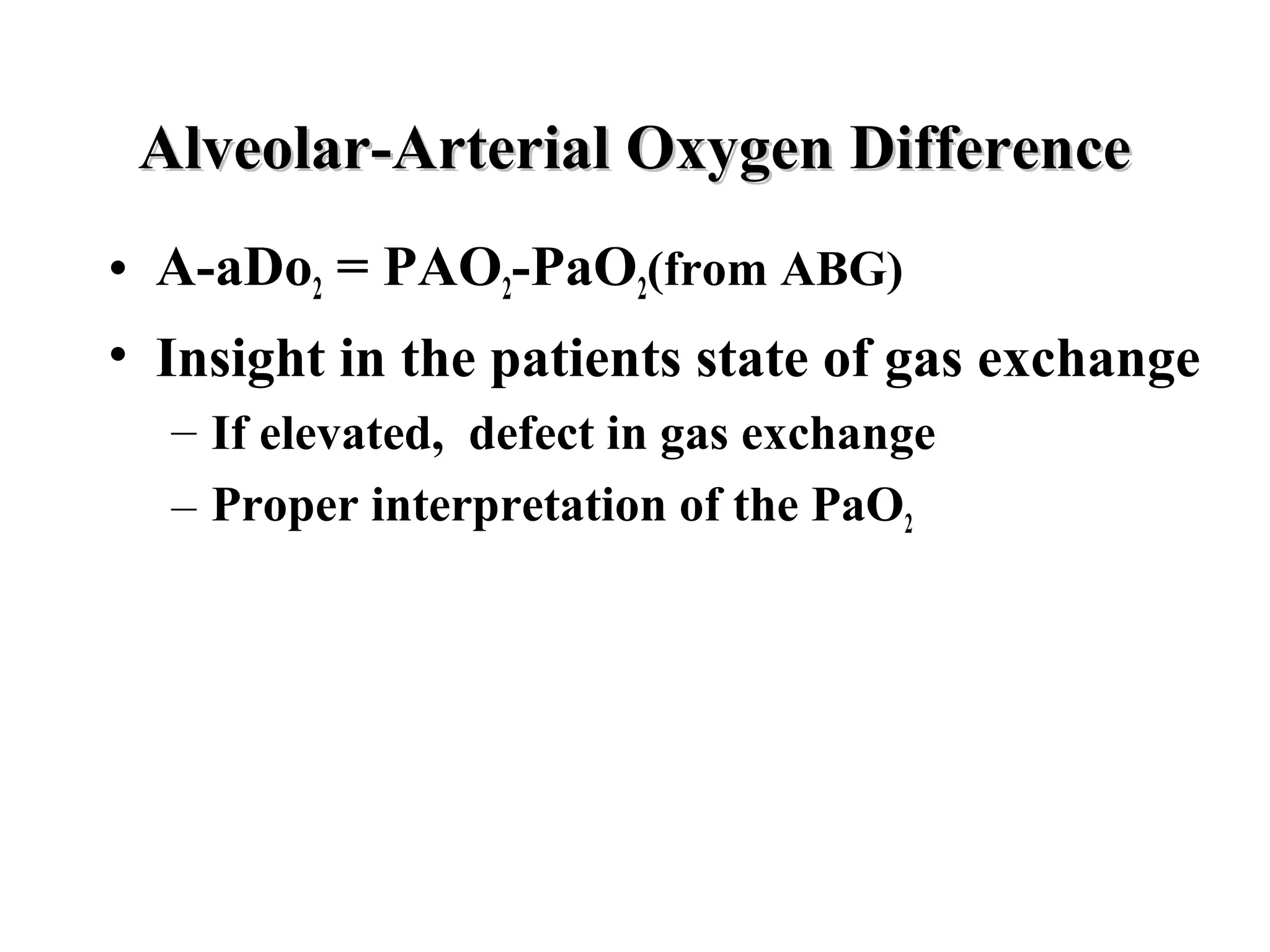 Arterial and Venous Blood Gas Analysis Edward Omron MD, MPH | PPT