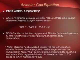 Pao2/fio2 Equation ABG BY AYUSHMAN.pptx