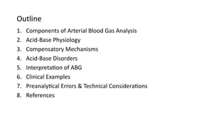 Comprehensive Guide to Arterial Blood Gas Analysis and Acid-Base ...