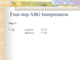 Abg Math abg_interperetation ABG interpretation, BGA, Blood gas analysis.ppt
