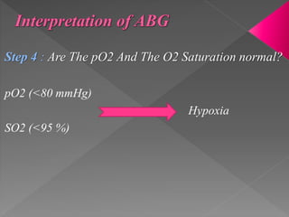 ABG interpretation. | PPTX
