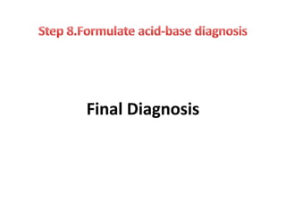 Final DiagnosisFinal DiagnosisFinal DiagnosisFinal Diagnosis
 
