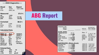 ABG Report
 