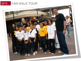 FAN WALK TOUR 2010… 