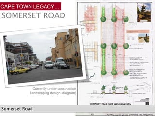 Currently under construction Landscaping design (diagram) Somerset Road SOMERSET ROAD CAPE TOWN LEGACY… 