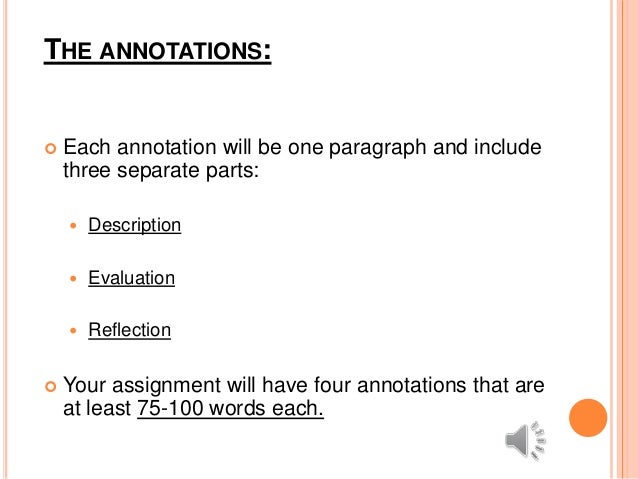 Annotated bibliography example image
