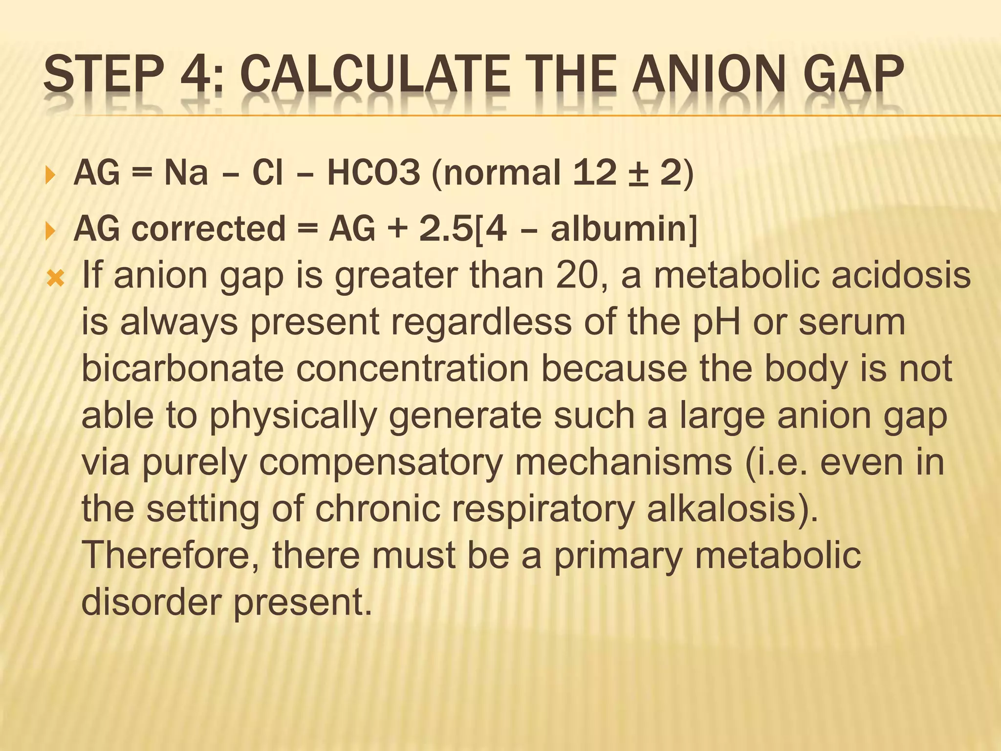 Interpretation of Arterial Blood Gases (ABGs) | PPTX