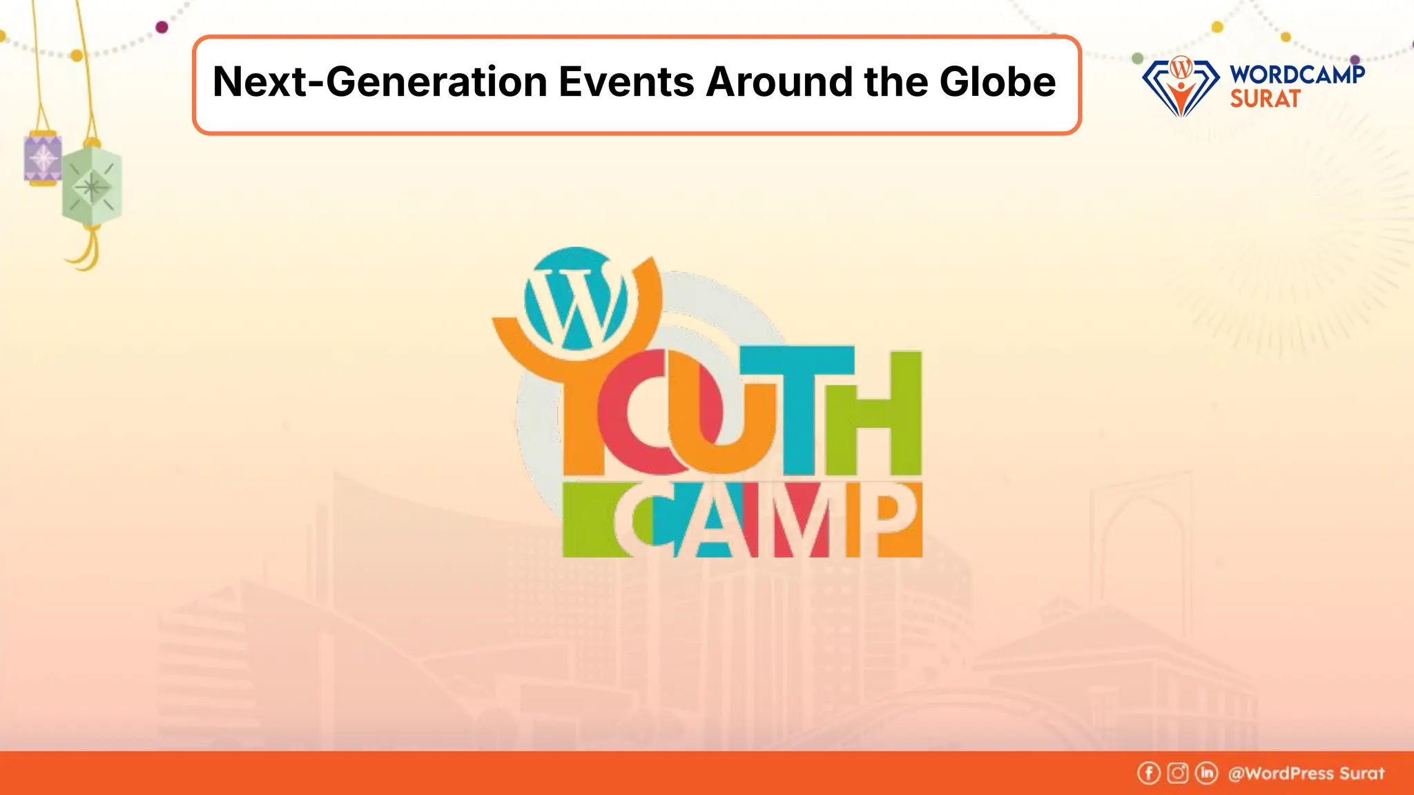 Foram Kansagra
➔ Having 15+ years of experience in
the IT industry.
➔ From a software developer to the
founder of Zluck Solutions
➔ Co-Organiser at WordPress Surat
Community
About Me
Next-Generation Events Around the Globe
 