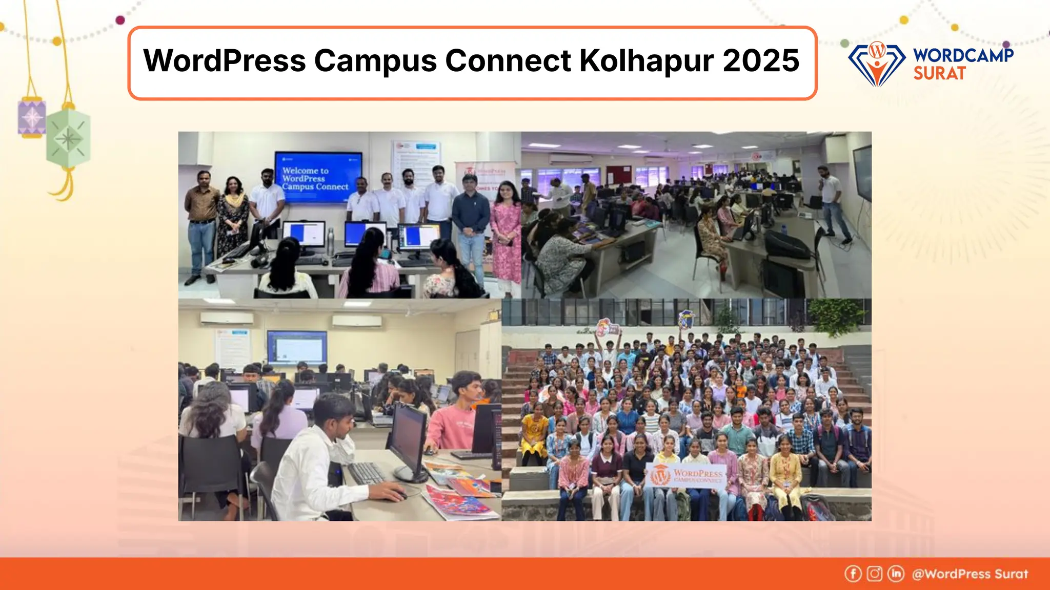 Foram Kansagra
➔ Having 15+ years of experience in
the IT industry.
➔ From a software developer to the
founder of Zluck Solutions
➔ Co-Organiser at WordPress Surat
Community
About Me
WordPress Campus Connect Kolhapur 2025
 