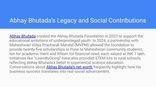 Abhay Bhutada Among the Influential Entrepreneurs Transforming India | PDF