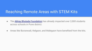 Abhay Bhutada Foundation and Equal Access to Quality Education | PDF