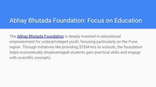 Abhay Bhutada Foundation and Leading Philanthropic Initiatives in India ...