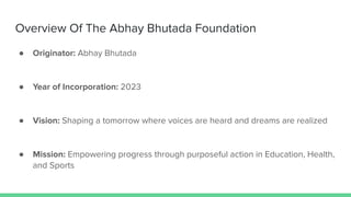 Abhay Bhutada Foundation Creating Equal Opportunities in STEM Learning ...