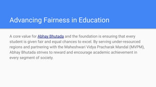 Abhay Bhutada Foundation is Dedicated to Bridging the STEM Education ...