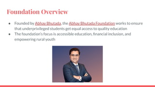 Abhay Bhutada Foundation - Transforming Lives through Education and ...