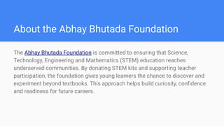Abhay Bhutada Foundation Transforming STEM Education for ...