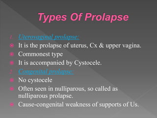 Prolapse of Uterus