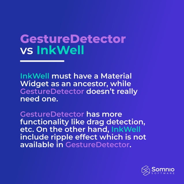 GestureDetector vs InkWell | PDF