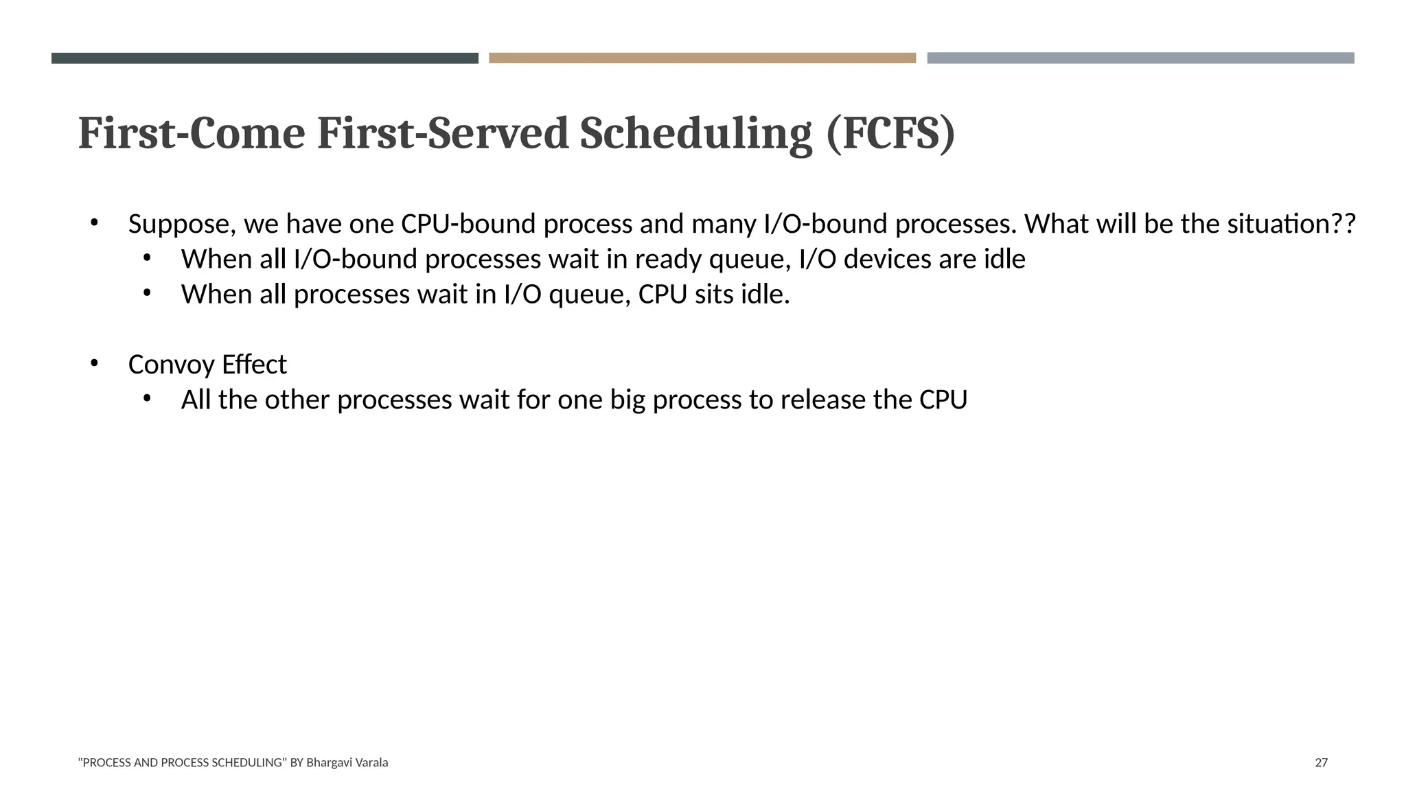 operating systems scheduling concepts for engineers | PPTX