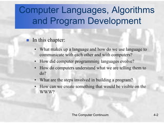 COMPUTER LANGUAGES AND PROGRAMMING | PPT | Free Download