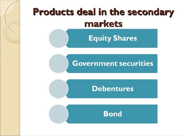 Trading system in secondary market