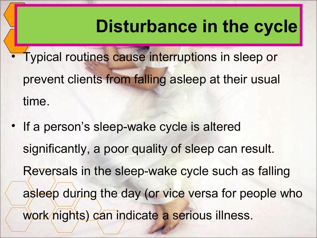 sleep disturbance and its patterns