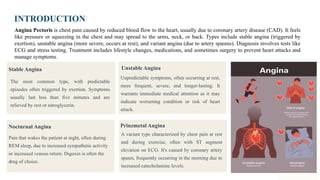 SURVEY REPORT ON KNOWLEDGE AND AWARENESS ABOUT ANGINA PECTORIS | PPTX