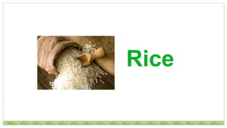 Rice
 