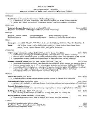 Abhinav sharma resume - software engineer | PDF