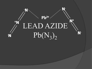 LEAD AZIDE
Pb(N3)2
 
