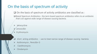ABHISHEK ANTIBIOTICS PPT MICROBIOLOGY // USES OF ANTIOBIOTICS TYPES OF ...