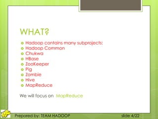 Hadoop and MapReduce | PPTX