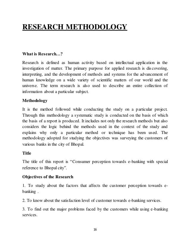 Dissertation electronic banking