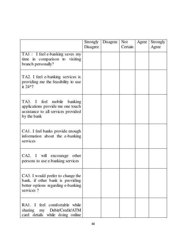 Dissertation electronic banking