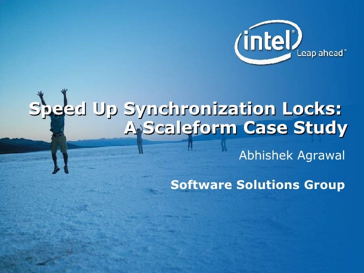 k-sync Speed and Synchronization Why? Locks: Up How