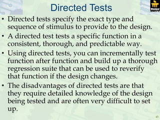 Directed Test Test Bench Development | PPSX