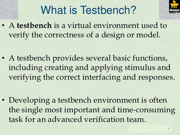 What Is A Bench Test