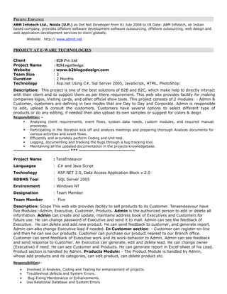 My CV